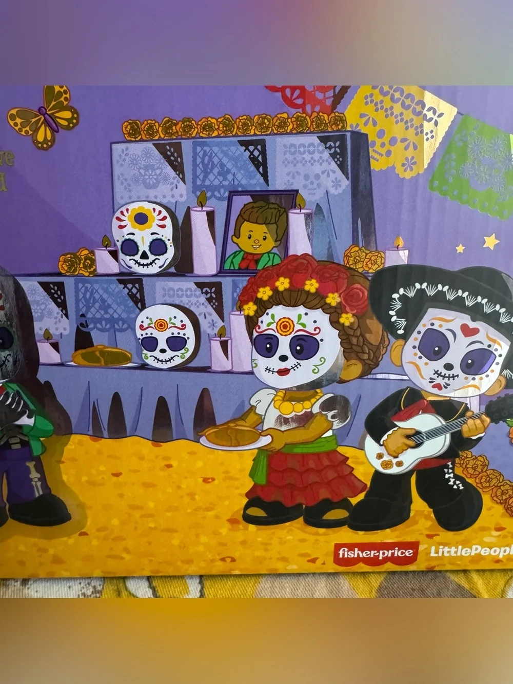 Little People new in box Dia de Muertos set of 3